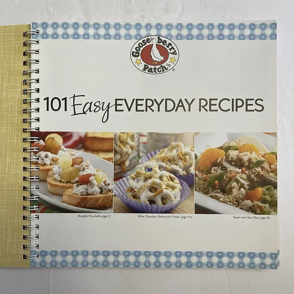 101 Easy Everyday Recipes And 101 Cozy Casseroles by Gooseberry Patch Set Of 2